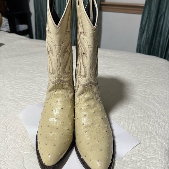 Durango Offwhite Western Boots - Picture 1 of 5